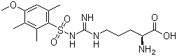 N'-(4-Methoxy-2,3,6-trimethylbenzenesulfonyl)-L-arginine molecular structure (CAS 80745-10-4)