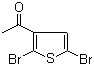 1-(2,5-Dibromo-3-thienyl)ethanone molecular structure (CAS 80775-39-9)