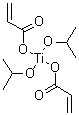 Diisopropyl diacryloyl titanate molecular structure (CAS 80785-42-8)
