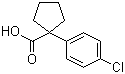 1-(4-Chlorophenyl)cyclopentanecarboxylic acid molecular structure (CAS 80789-69-1)