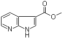 Methyl 1H-pyrrolo[2,3-b]pyridine-3-carboxylate molecular structure (CAS 808137-94-2)