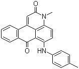 溶剂红 52分子结构 (CAS 81-39-0)