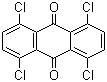 结构式 CAS# 81-58-3, 1,4,5,8-四氯蒽醌