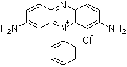 structure of CAS# 81-93-6, Phenosafranin;3,7-Diamino-5-phenylphenazin-5-ium chloride