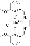 Chloro[[2,2'-[1,2-ethanediylbis(nitrilomethylidyne)]bis[6-methoxyphenolato]](2-)-N2,N2',O1,O1']manganese molecular structure (CAS 81065-76-1)