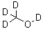 四氘甲醇分子结构 (CAS 811-98-3)