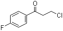 structure of CAS# 81112-09-6, 3-Chloro-1-(4-fluorophenyl)propan-1-one