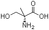 structure of CAS# 81132-44-7, 2-Methyl-D-serine;(R)-2-Amino-2-methyl-3-hydroxypropanoic acid