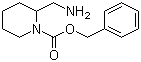 structure of CAS# 811842-18-9, 1-Cbz-2-(aminomethyl)piperidine;2-Aminomethyl-1-N-Cbz-piperidine; 2-Aminomethylpiperidine-1-carboxylic acid benzyl ester