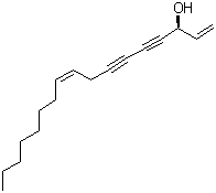 (+)-镰叶芹醇分子结构 (CAS 81203-57-8)