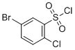 5-溴-2-氯苯-1-磺酰基氯化物分子结构 (CAS 81226-68-8)