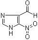 结构式 CAS# 81246-34-6, 5-硝基-1H-咪唑-4-甲醛