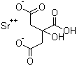 Strontium citrate molecular structure (CAS 813-97-8)