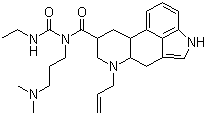 Cabergoline molecular structure (CAS 81409-90-7)