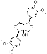 8alpha-Hydroxypinoresinol molecular structure (CAS 81426-17-7)