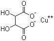 结构式 CAS# 815-82-7, 酒石酸铜; 2,3-二羟基琥珀酸铜
