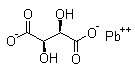 结构式 CAS# 815-84-9, 酒石酸铅