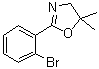 2-(2-溴苯基)-4,5-二氢-5,5-二甲基恶唑分子结构 (CAS 81522-33-0)