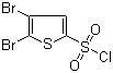 structure of CAS# 81606-31-7, 4,5-Dibromothiophene-2-sulphonyl chloride;2,3-Dibromothiophene-5-sulfonyl chloride