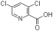 3,5-Dichloro-2-pyridinecarboxylic acid molecular structure (CAS 81719-53-1)