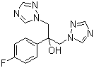 2-(4-Fluorophenyl)-1,3-bis(1,2,4-triazol-1-yl)propan-2-ol molecular structure (CAS 81886-51-3)