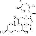 灵芝酸 B分子结构 (CAS 81907-61-1)