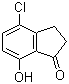 4-Chloro-7-hydroxyindan-1-one molecular structure (CAS 81945-10-0)
