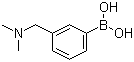structure of CAS# 819849-22-4, 3-[(Dimethylamino)methyl]phenylboronic acid;3-((Dimethylamino)methyl)benzeneboronic acid; [3-[(N,N-Dimethylamino)methyl]phenyl]boronic acid