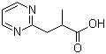 结构式 CAS# 819850-14-1, 2-甲基-3-嘧啶-2-基丙酸