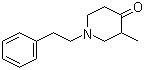 3-甲基-1-苯乙基-4-哌啶酮分子结构 (CAS 82003-82-5)