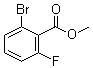 Methyl 2-bromo-6-fluorobenzoate molecular structure (CAS 820236-81-5)