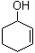structure of CAS# 822-67-3, 2-Cyclohexenol;2-Cyclohexenyl alcohol; 3-Hydroxy-1-cyclohexene; 3-Hydroxycyclohexene; Cyclohexen-3-ol; NSC 64656