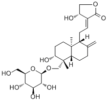 Andrographoside molecular structure (CAS 82209-76-5)