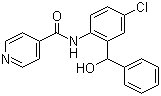 structure of CAS# 82211-24-3, Inabenfide;N-[4-Chloro-2-(hydroxy-phenylmethyl)phenyl]pyridine-4-carboxamide