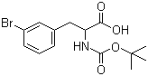 3-Bromo-N-[(tert-butoxy)carbonyl]phenylalanine molecular structure (CAS 82278-95-3)