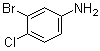 3-Bromo-4-chloroaniline molecular structure (CAS 823-54-1)