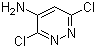 结构式 CAS# 823-58-5, 3,6-二氯哒嗪-4-胺