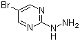 structure of CAS# 823-89-2, 5-Bromo-2-hydrazinopyrimidine;(5-Bromopyrimidin-2-yl)hydrazine