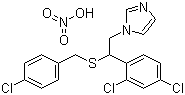 硝酸硫康唑分子结构 (CAS 82382-23-8)