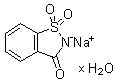 structure of CAS# 82385-42-0, Saccharin sodium salt hydrate;1,2-Benzisothiazol-3(2H)-one 1,1-dioxide sodium salt hydrate