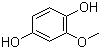 2-甲氧基对苯二酚分子结构 (CAS 824-46-4)