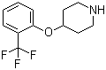 结构式 CAS# 824390-04-7, 4-(2-三氟甲基苯氧基)哌啶