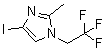 4-Iodo-2-methyl-1-(2,2,2-trifluoroethyl)-1H-imidazole molecular structure (CAS 824431-97-2)