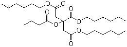 丁酰柠檬酸三正己酯分子结构 (CAS 82469-79-2)