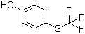 structure of CAS# 825-83-2, 4-(Trifluoromethylthio)phenol