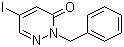2-Benzyl-5-iodopyridazin-3(2H)-one molecular structure (CAS 825633-93-0)