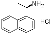 结构式 CAS# 82572-04-1, (R)-1-(1-萘基)乙胺盐酸盐