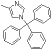1-Triphenylmethyl-4-methylimidazole molecular structure (CAS 82594-80-7)