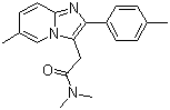 Zolpidem molecular structure (CAS 82626-48-0)