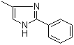4-Methyl-2-phenyl-1H-imidazole molecular structure (CAS 827-43-0)